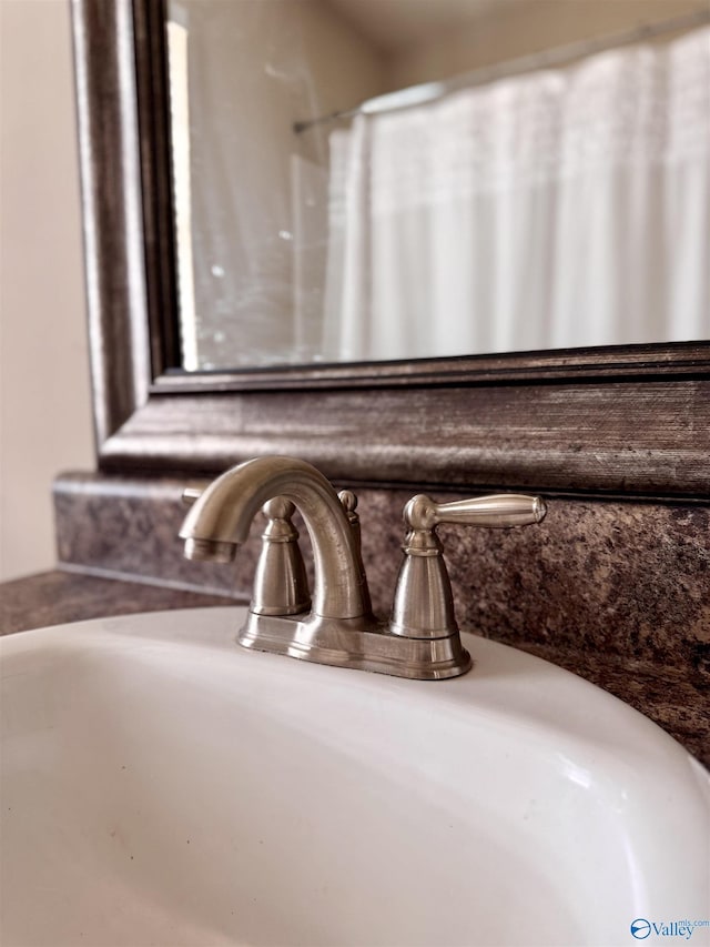 interior details featuring sink