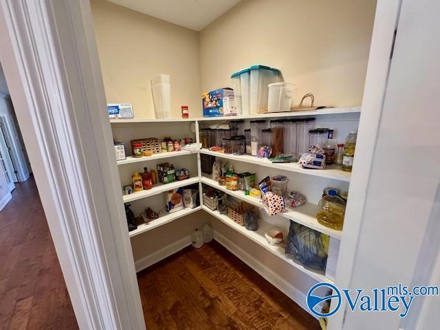 view of pantry