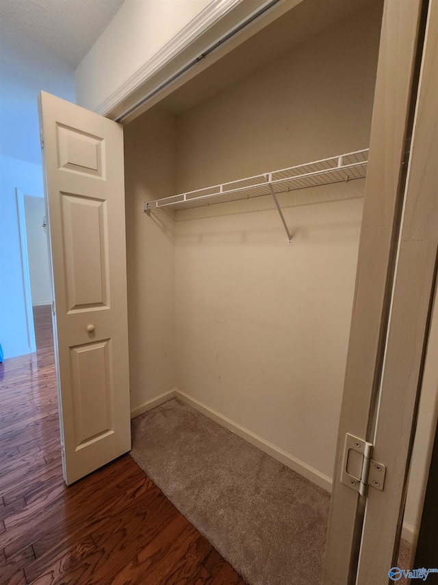 view of closet