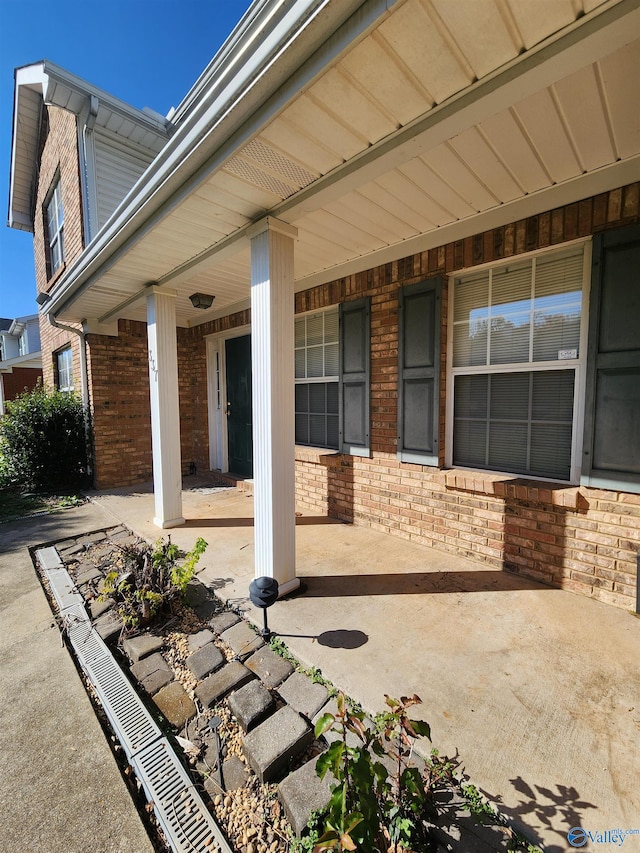 view of patio / terrace featuring covered porch