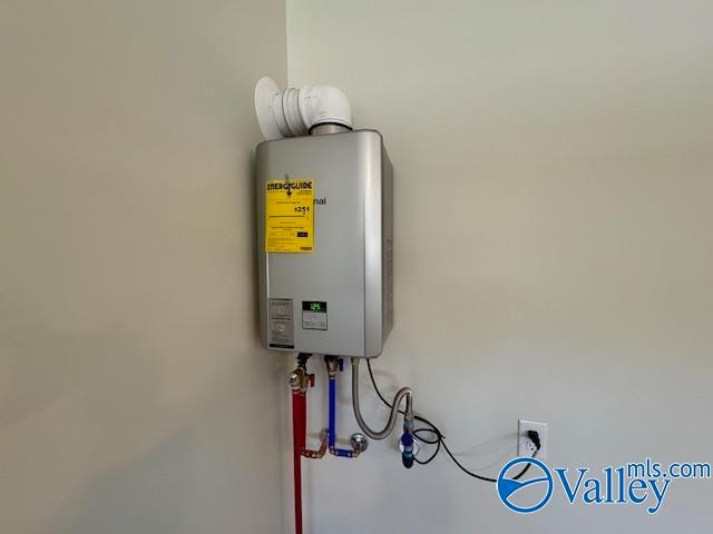 utilities featuring tankless water heater