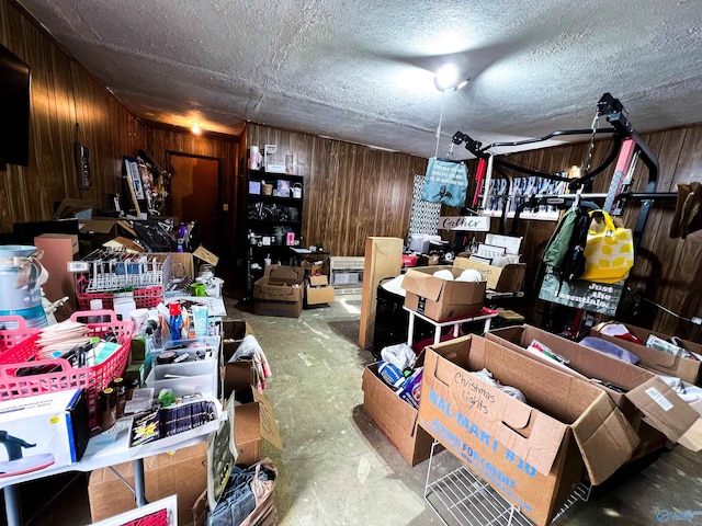 view of storage room