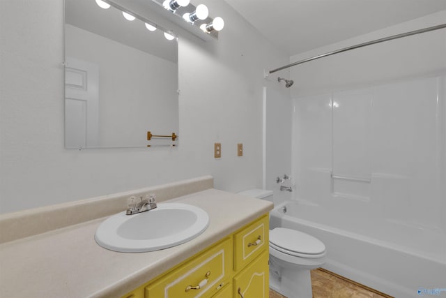 1073 6th St S, Sylvania, AL 35988 - full bathroom with vanity, shower / washtub combination, and tile patterned flooring