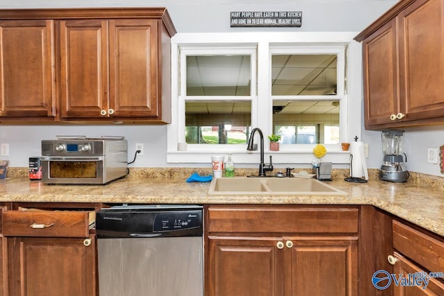 kitchen with dishwasher and sink