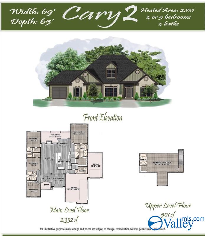 CARY2PLAN Mable Trce, Madison, AL 35756 - plan