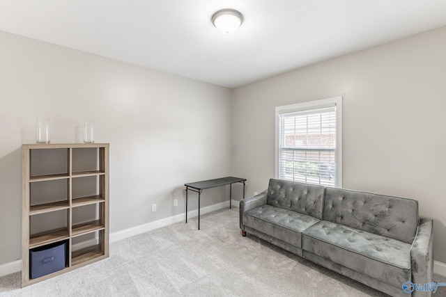 238 Riverwalk Trl, New Market, AL 35716 - living area with baseboards and carpet flooring