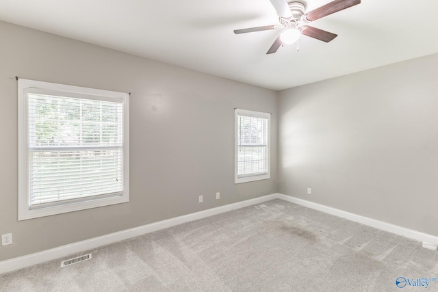 238 Riverwalk Trl, New Market, AL 35716 - empty room featuring light colored carpet and ceiling fan