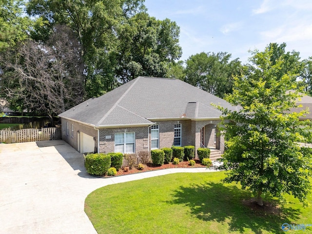 238 Riverwalk Trl, New Market, AL 35716 - view of front facade featuring concrete driveway, a garage, and brick siding