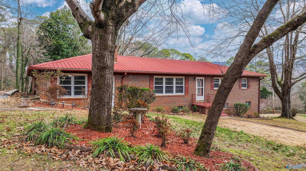 view of ranch-style house