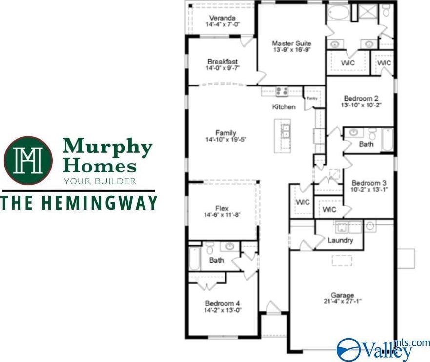 19955 Pebble Brook Ln, Athens, AL 35611 - property floor plan