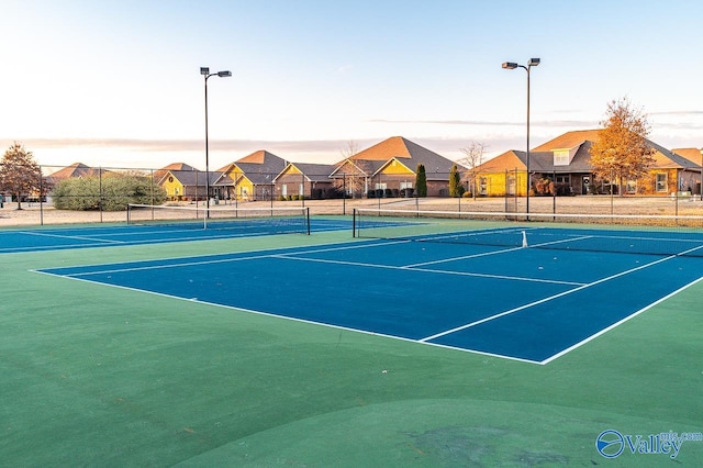 view of sport court