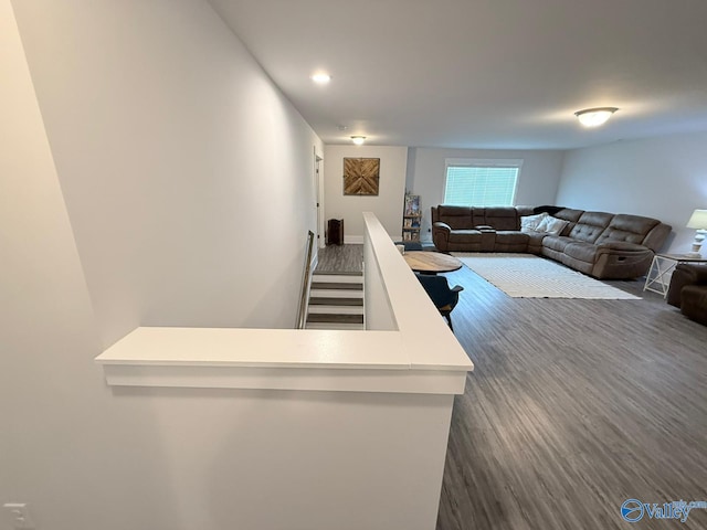 101 River Springs Ct, New Market, AL 35761 - living room with dark wood-style floors