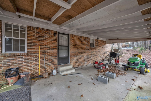 view of patio / terrace with area for grilling