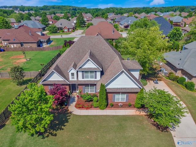 drone / aerial view featuring a residential view