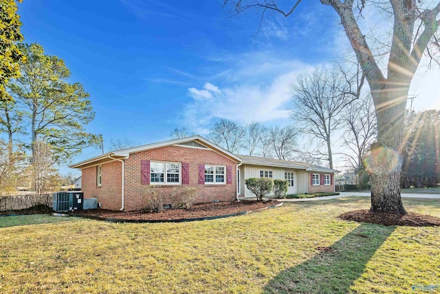 1300 Woodside Dr, Athens, AL 35611 - view of front of home with brick siding and cooling unit