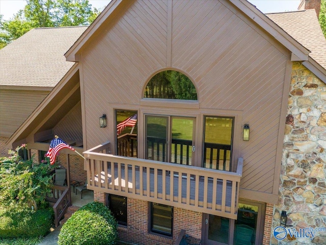 view of rear view of house