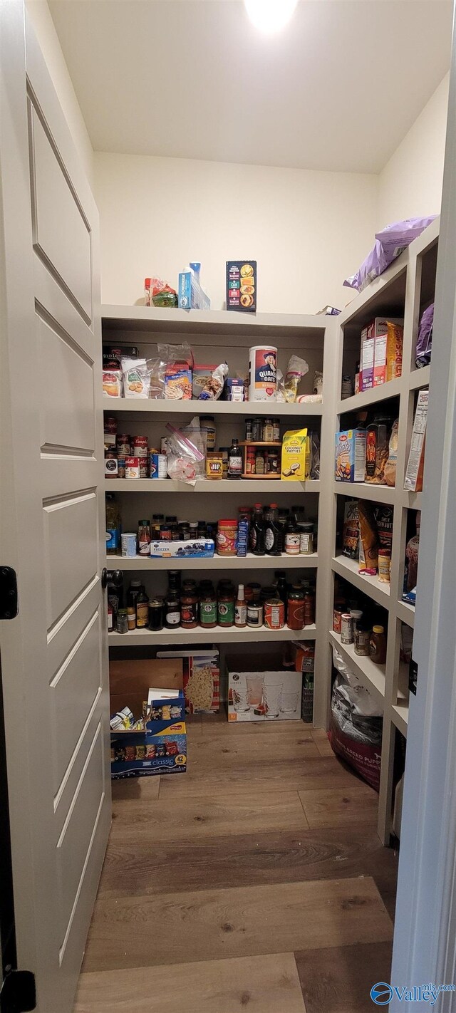 view of pantry