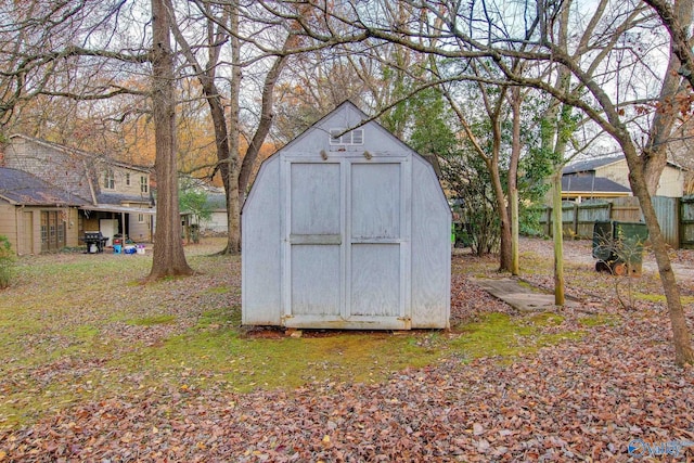 view of outdoor structure