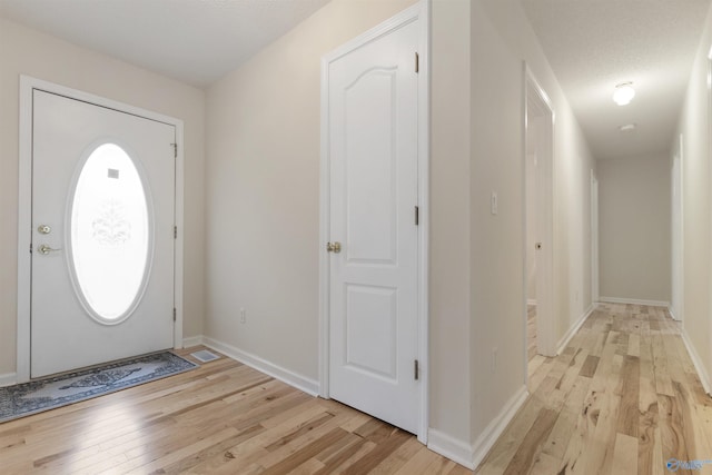 entryway featuring light wood-type flooring