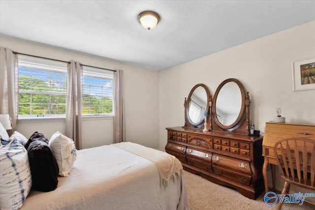 6304 Cedar Point Dr, Huntsville, AL 35810 - bedroom featuring carpet and a textured ceiling