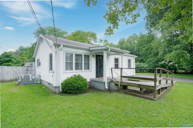 2116 Virginia Blvd NW, Huntsville, AL 35811 - view of front of house with a deck