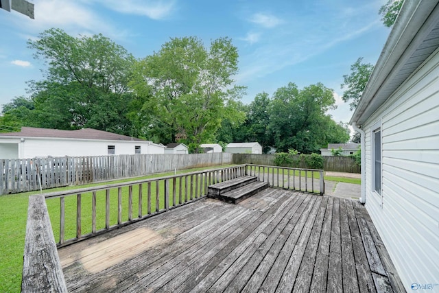 2116 Virginia Blvd NW, Huntsville, AL 35811 - deck with a fenced backyard