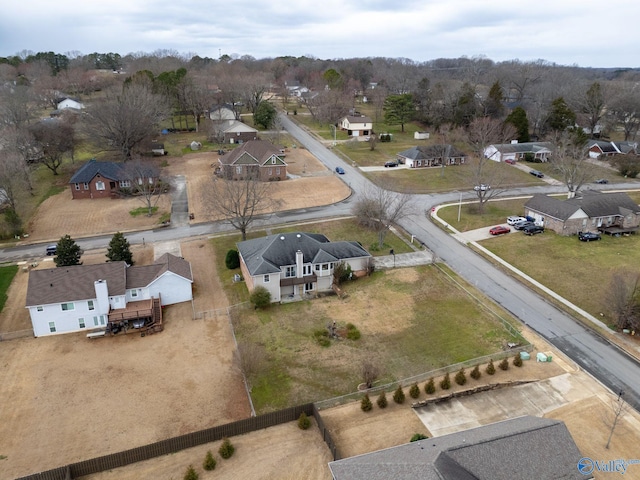 birds eye view of property featuring a residential view