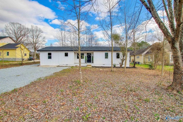 view of rear view of property