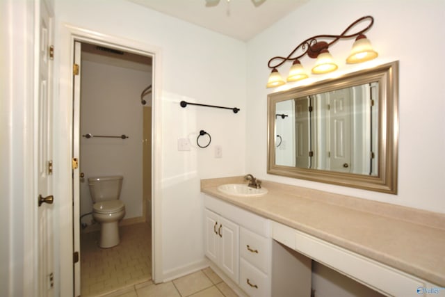310 Drury Ln, Huntsville, AL 35802 - full bath with vanity and tile patterned flooring