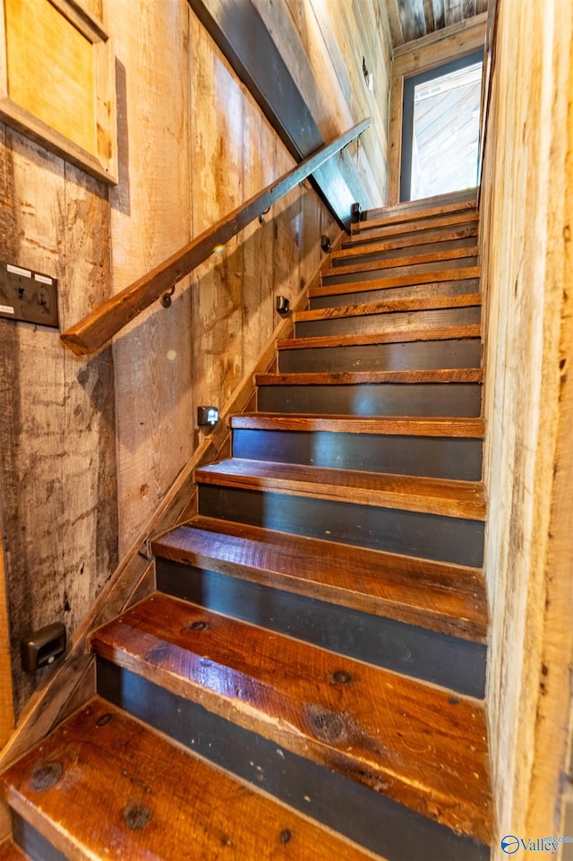 view of stairs