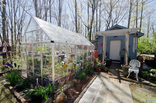 view of greenhouse