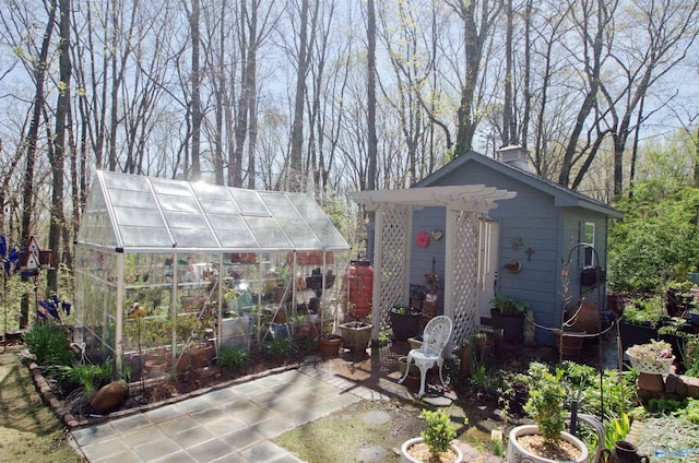 view of greenhouse