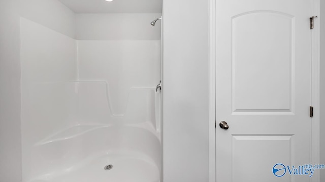 bathroom with a shower