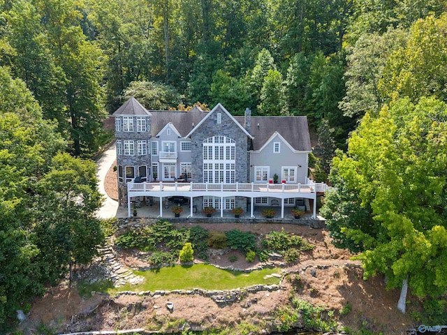 view of rear view of house