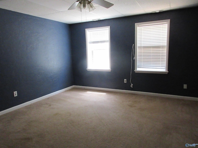 109 Colonial Dr, Scottsboro, AL 35768 - carpeted empty room featuring ceiling fan and baseboards