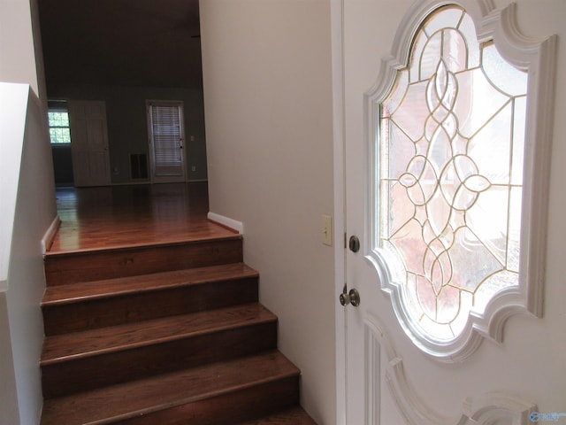 109 Colonial Dr, Scottsboro, AL 35768 - stairway with visible vents