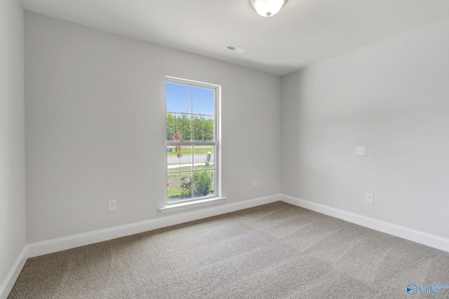 carpeted empty room with a wealth of natural light