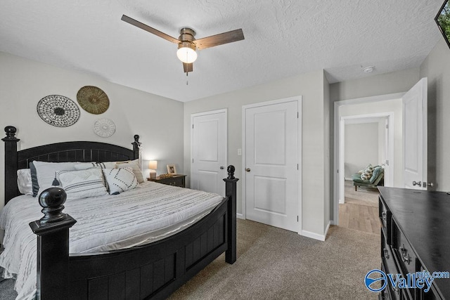 713 Rabbittown Rd, Glencoe, AL 35905 - carpeted bedroom featuring baseboards and a ceiling fan