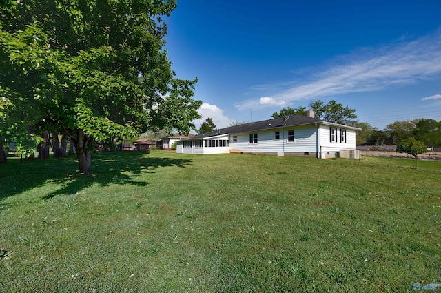 2501 Andrew Jackson Way NE, Huntsville, AL 35811 - view of yard featuring a sunroom