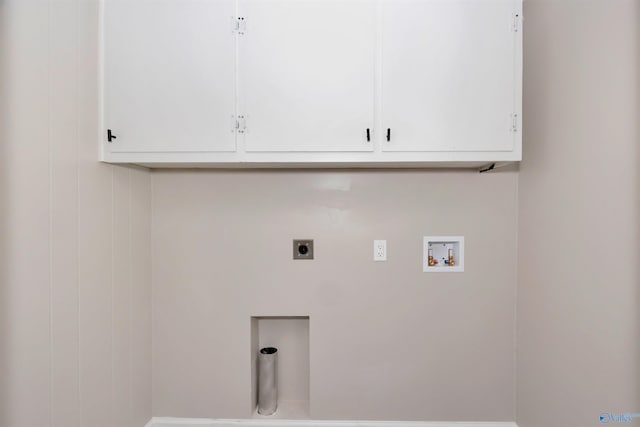 2501 Andrew Jackson Way NE, Huntsville, AL 35811 - laundry area featuring cabinet space, washer hookup, and hookup for an electric dryer