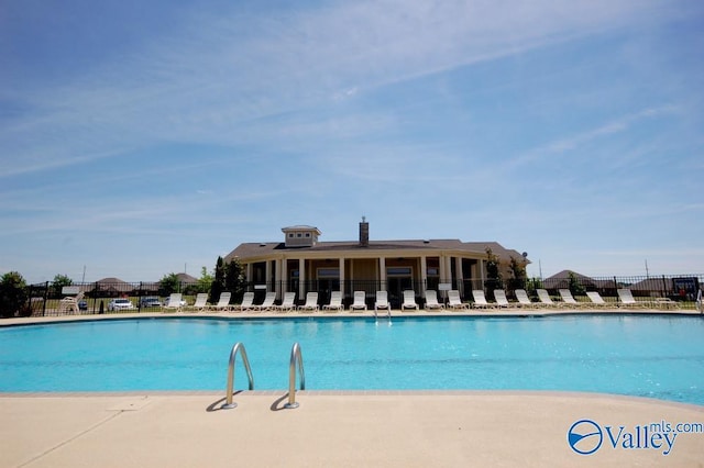 view of pool