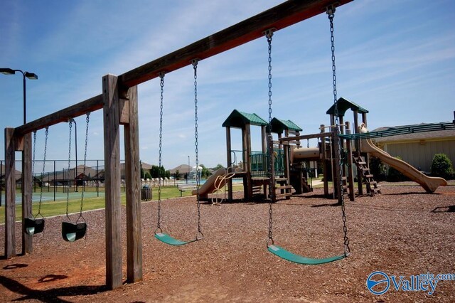 view of jungle gym