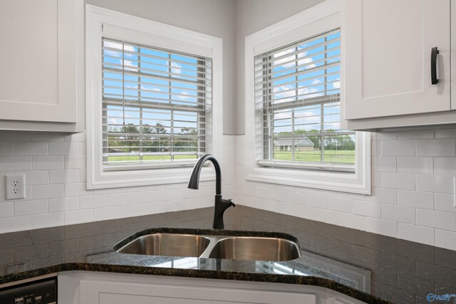 kitchen featuring a healthy amount of sunlight and a sink