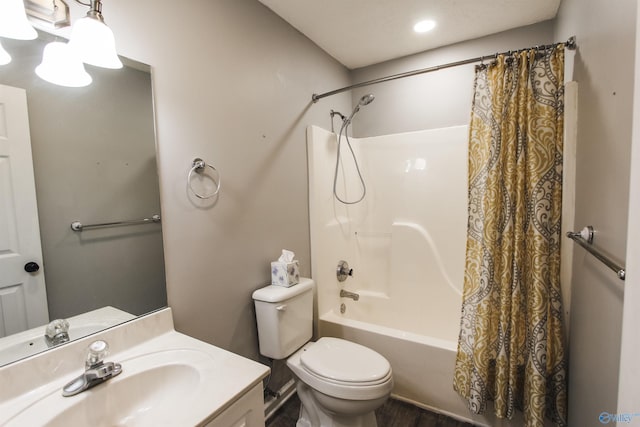 3790 Christopher Ave, Southside, AL 35907 - full bath with toilet, shower / tub combo with curtain, and vanity