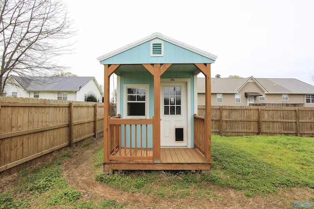 3790 Christopher Ave, Southside, AL 35907 - view of shed featuring a fenced backyard