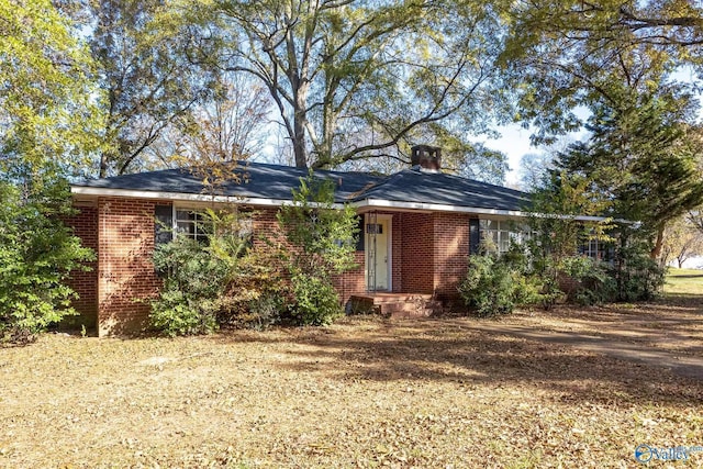 view of ranch-style house