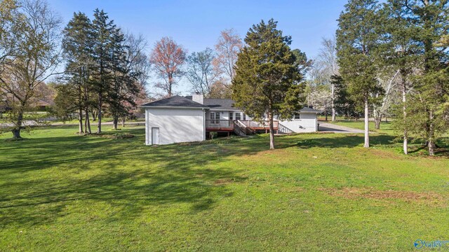 3000 Eolyne Kelly Way NE, Huntsville, AL 35811 - view of yard with a deck