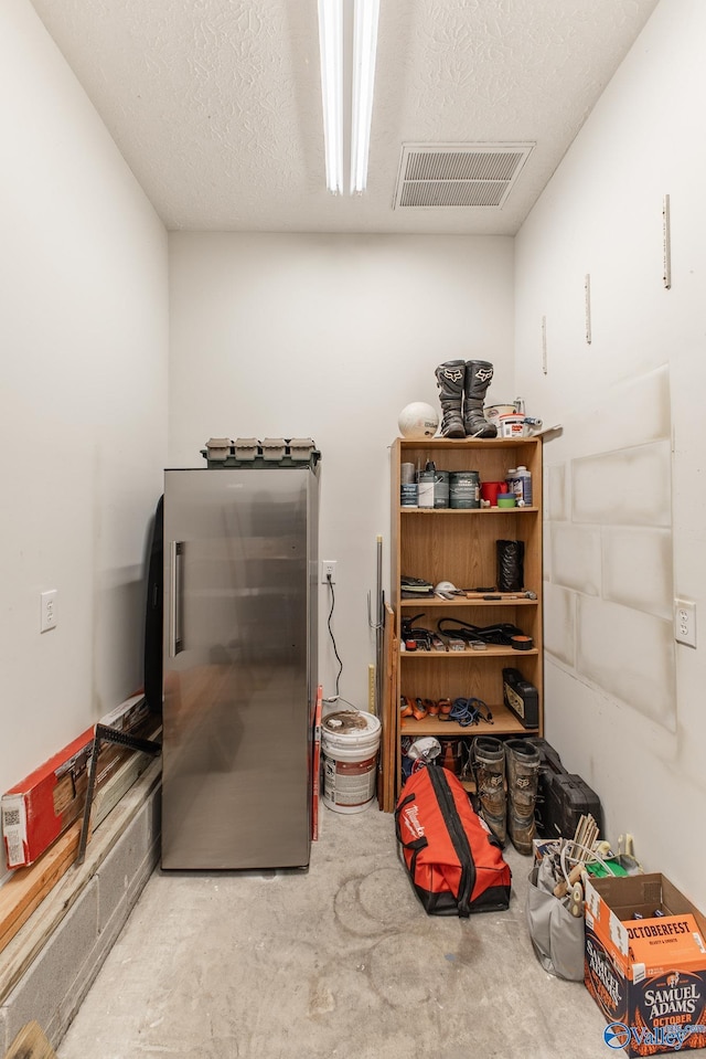 storage area featuring visible vents