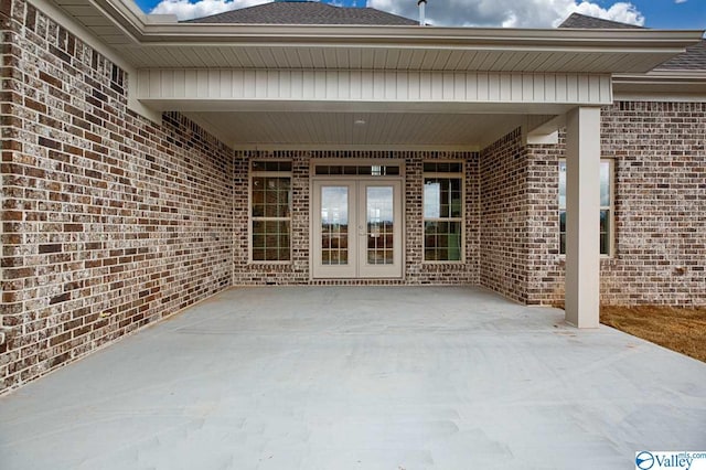 view of patio / terrace with french doors