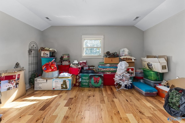 storage area featuring visible vents